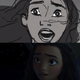 Moana side by side.